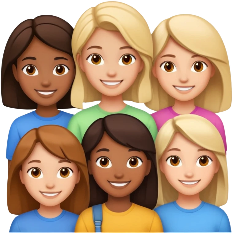 Teen girl squad emoji