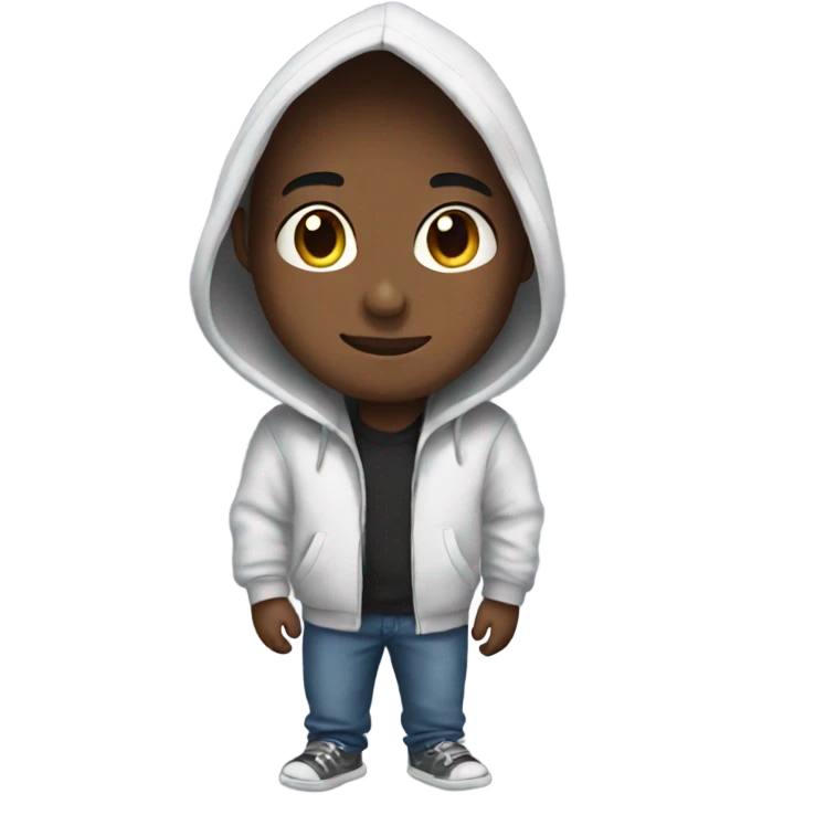 boy in hoodie emoji