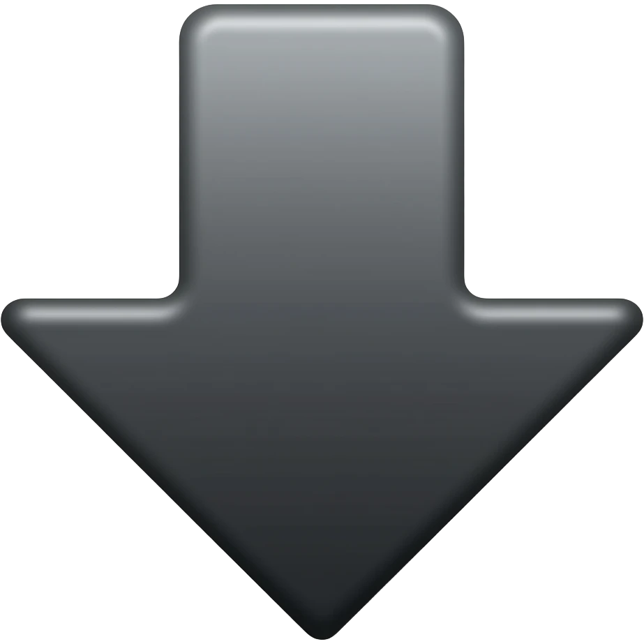 Down side arrow emoji