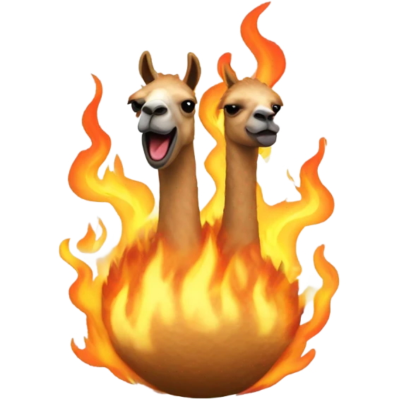 Llanta con fuego emoji