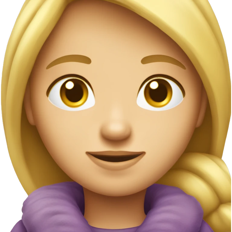 Chat dans les bras d’une fille emoji