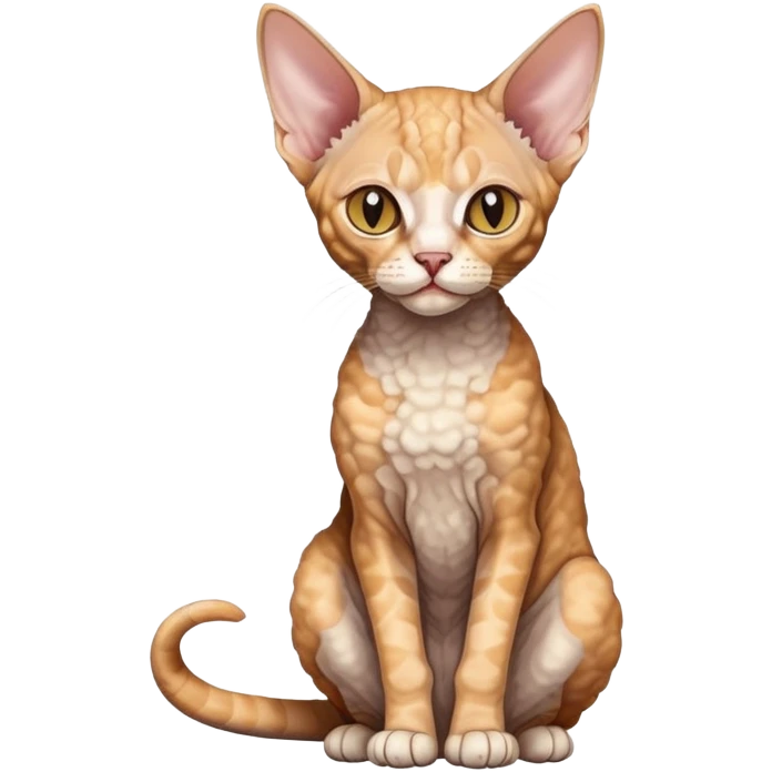 Devon cat sitting emoji