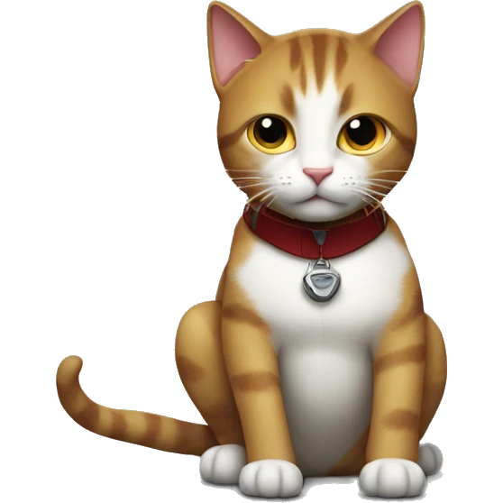 Cat in ironman costume emoji