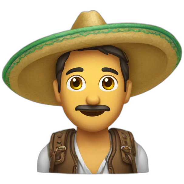 Sombrero de paja  emoji