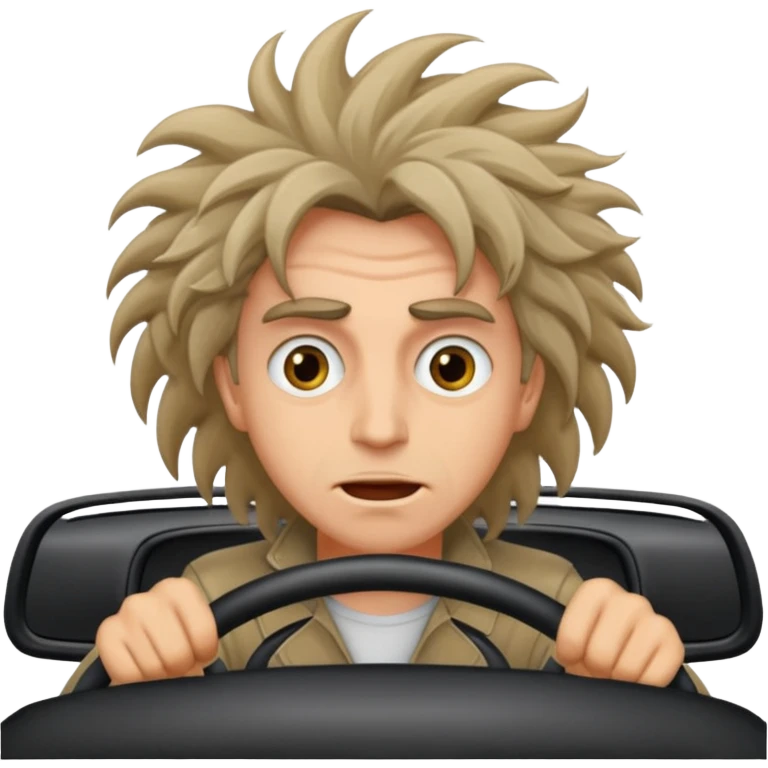 Crazy driver  emoji