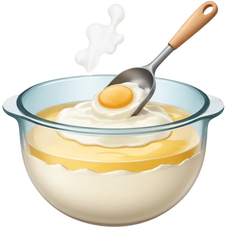 mixing bowl and baking preparation emoji