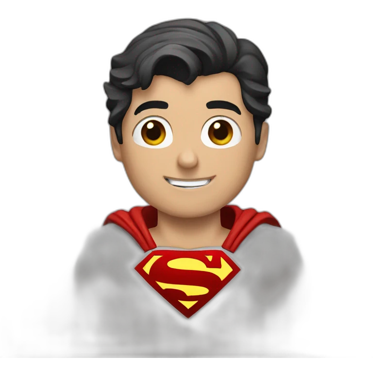 SUPERMAN say hello emoji