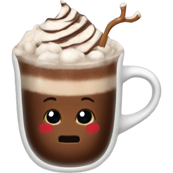 Hot chocolate emoji