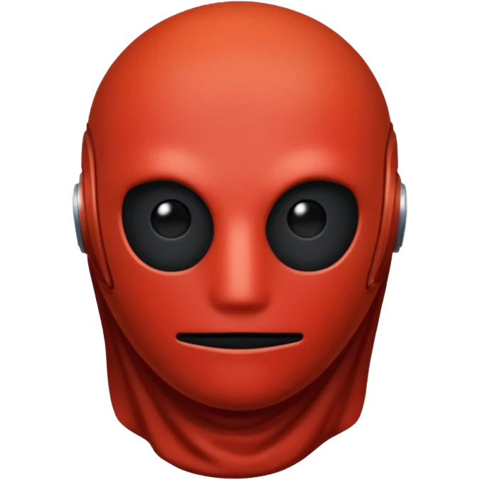 Mars with no face  emoji