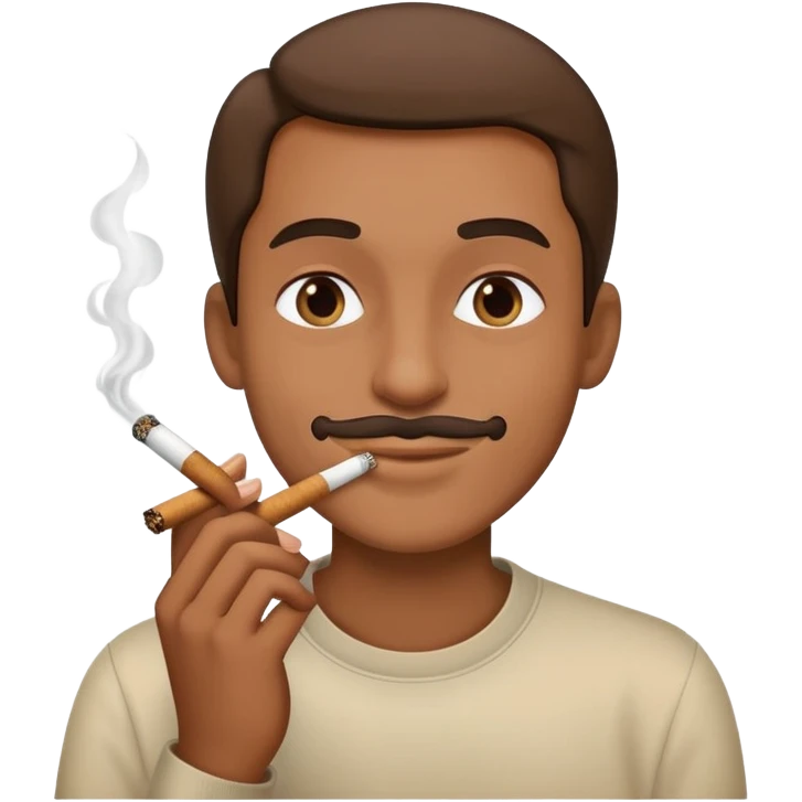 smoking holding a blunt emoji