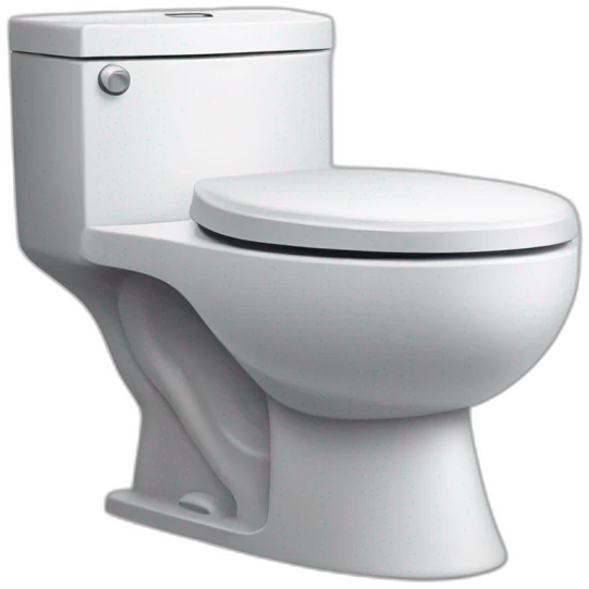toilet bowl, bidet attachment, and an icon representing clean freshness with water emoji