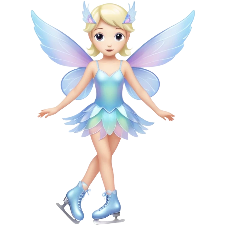 fairy ice skating emoji