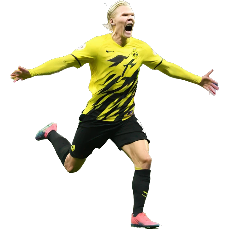 Erling Haaland goal celebration  emoji