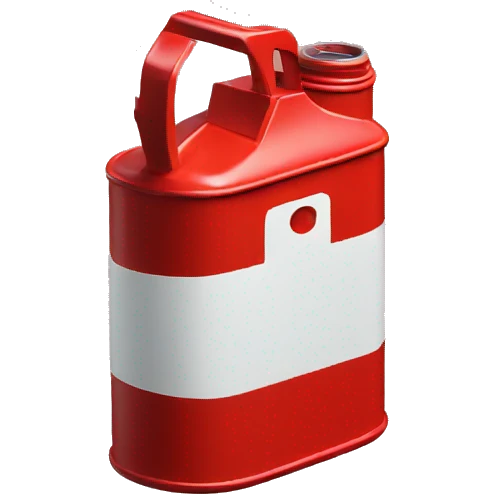 Oil can red color emoji