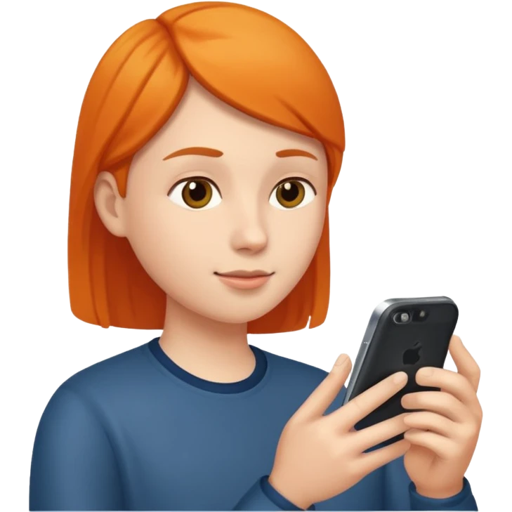 One hundred percent is texting  emoji