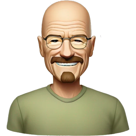 walter white smiling emoji