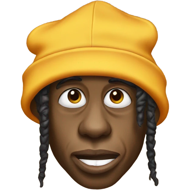 Lil Wayne with a cheese head emoji