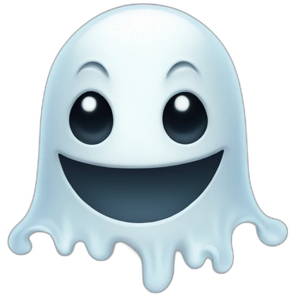 happy ghost emoji