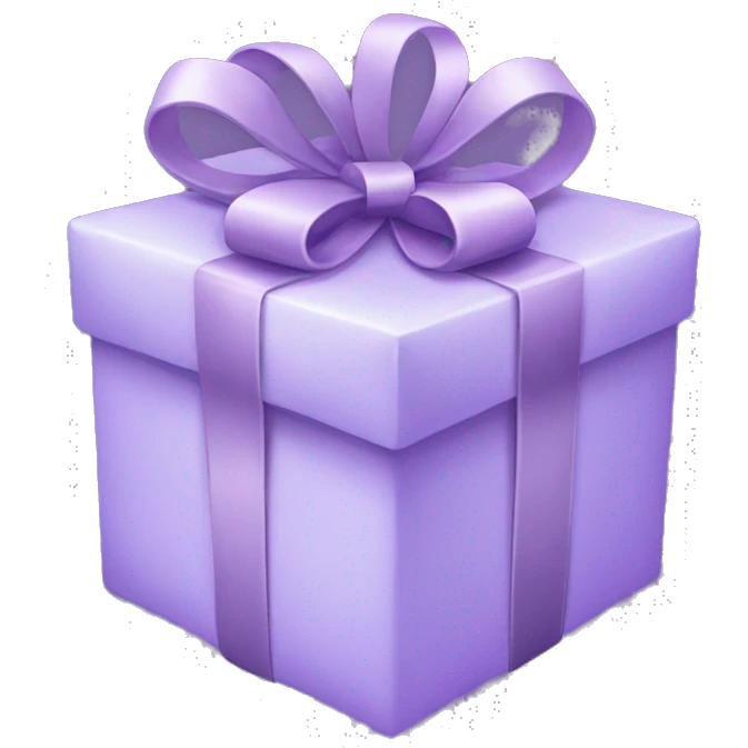Lilac present emoji