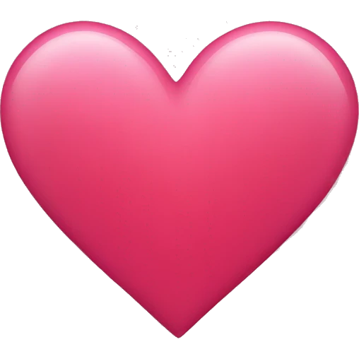 Reddish pink heart  emoji