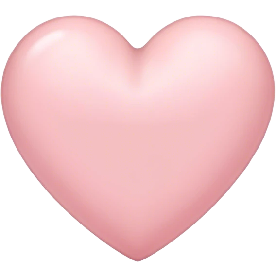 pale pink heart emoji