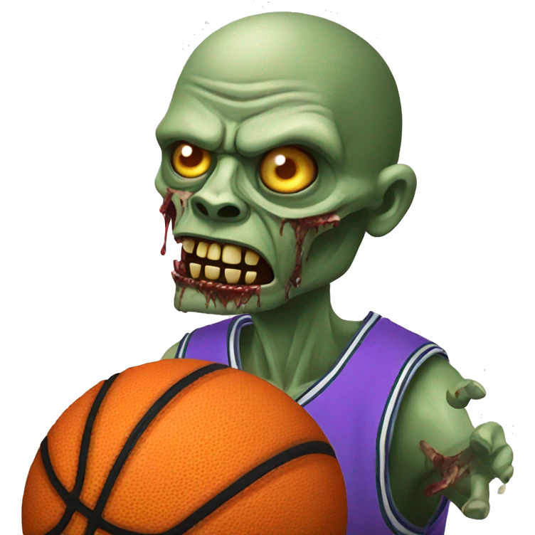 zombie basketbal emoji