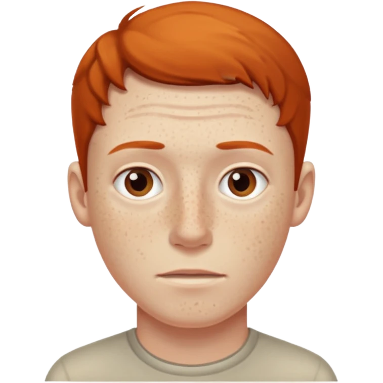 hombre con pecas emoji