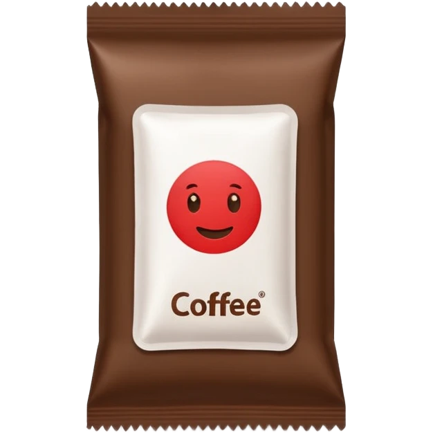 rectangular coffee sachet emoji