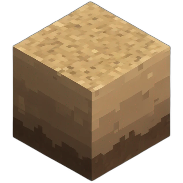 Dirt block minecraft emoji