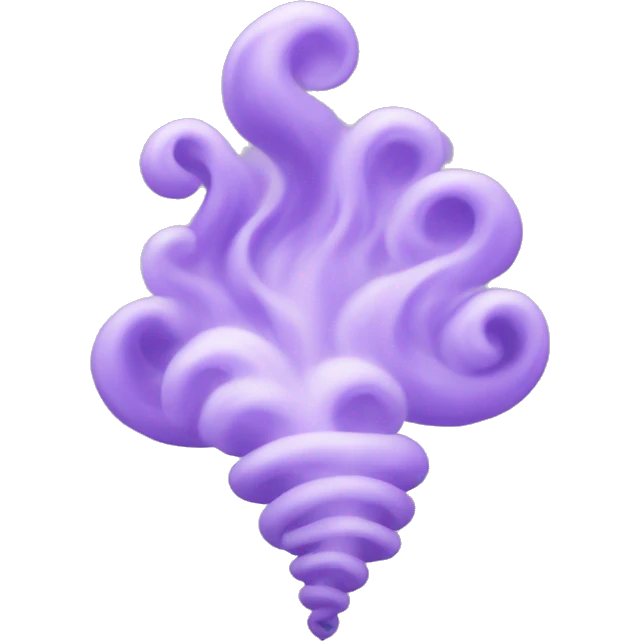 Lavender smoke emoji