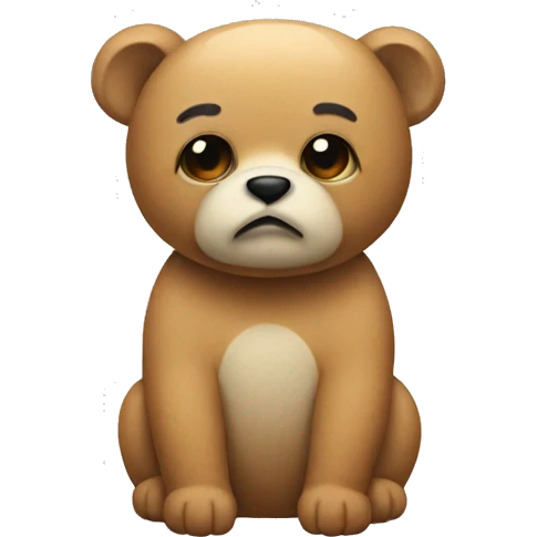 Osito pensando emoji