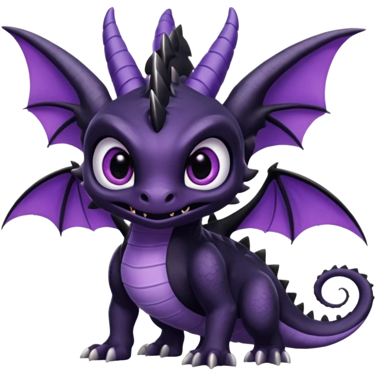 Spyro-Toothless-a under-Fakémon-hybrid-creature (full body)  emoji