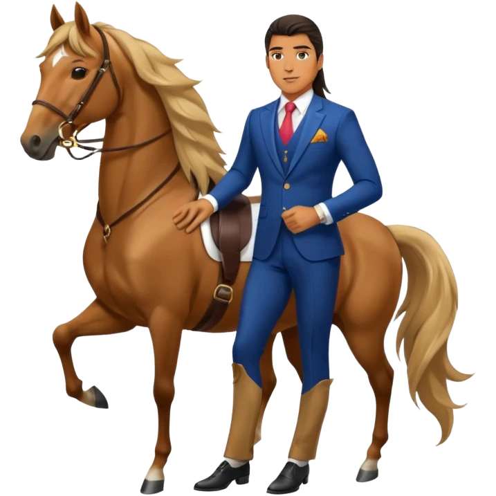 PHILIPPINE MYTHICAL Centaur (upper half of the body is a man and the lower half is a horse) BUT runway classy emoji