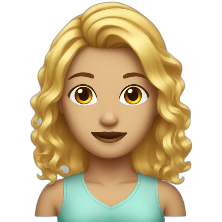 Hair designer emoji