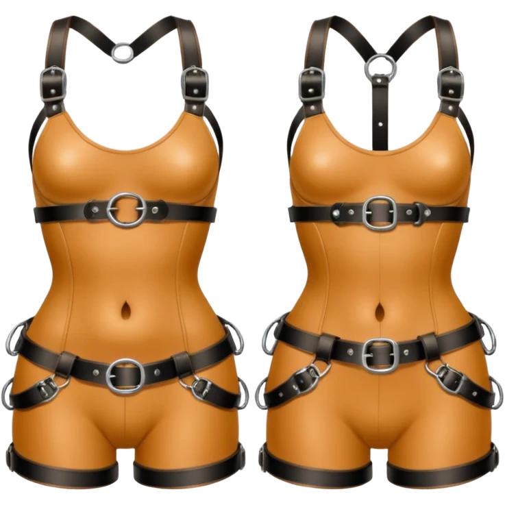 gaymen BDSM clothing, only the clothing is required, excluding the head. emoji