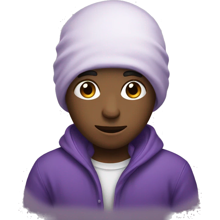 Cozy purple  emoji