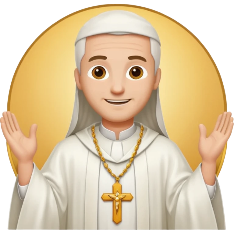 The priest presiding over the wedding emoji