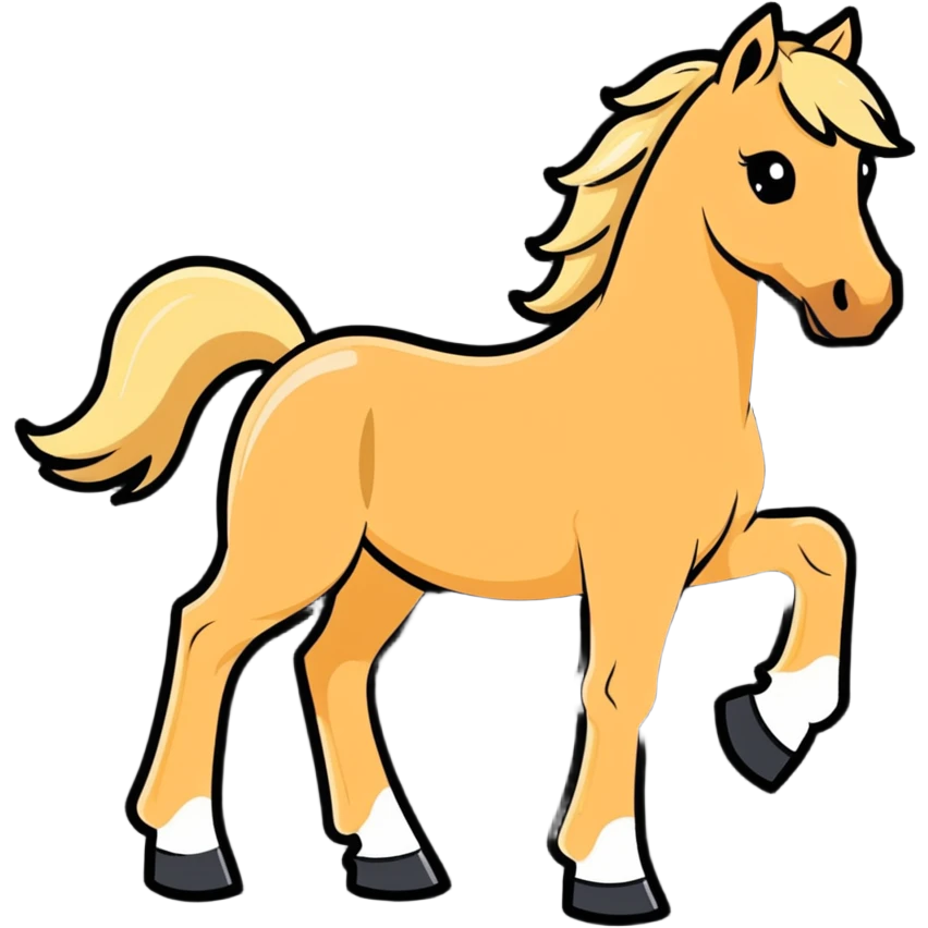 A horse palamyno gold emoji