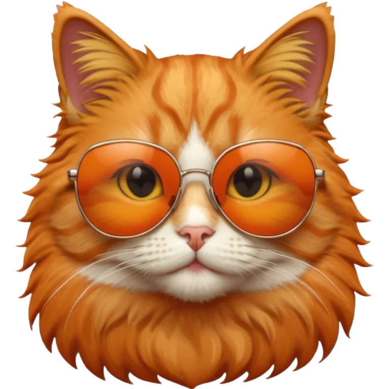 A cat wearing sunglasses emoji