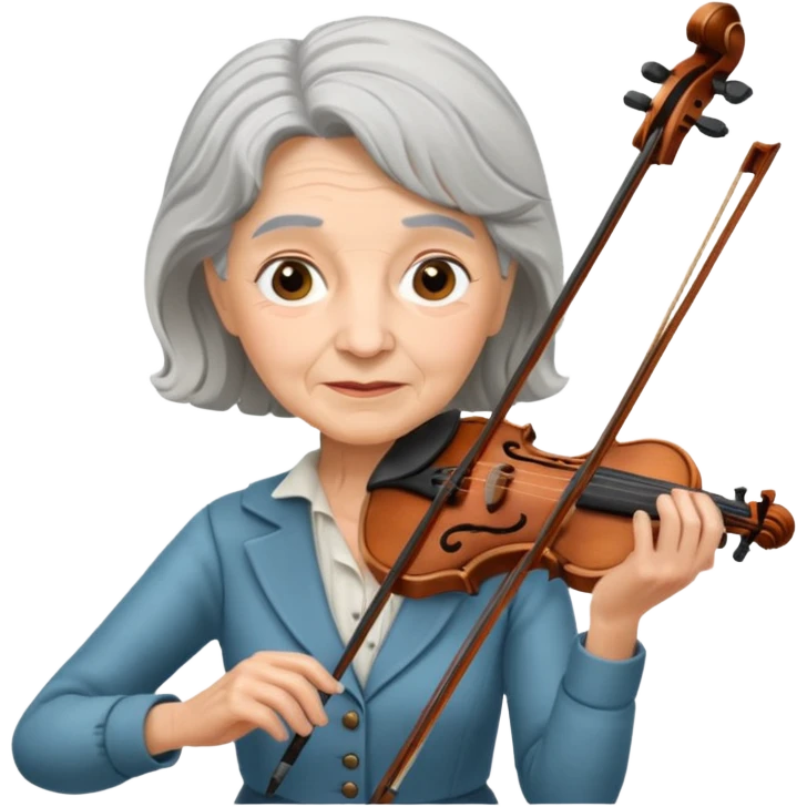 OLD FEMALE VIOLINIST emoji