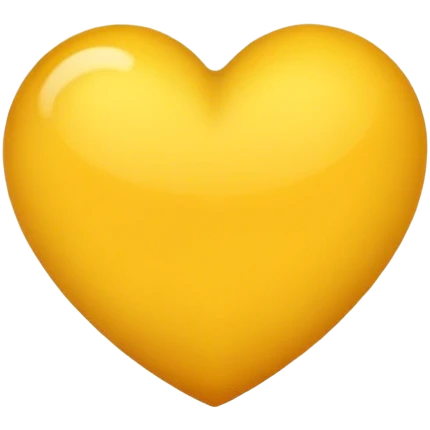 Dark yellow heart emoji
