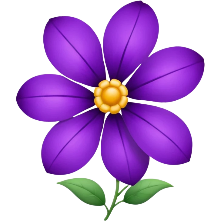Violet flower emoji