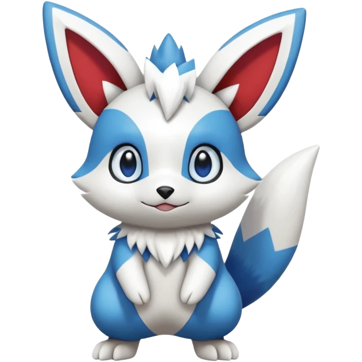 Victini-Pichu-Oshawott-Meowstic-Minccino-Zangoose-Fakémon-hybrid-creature (full body)  emoji