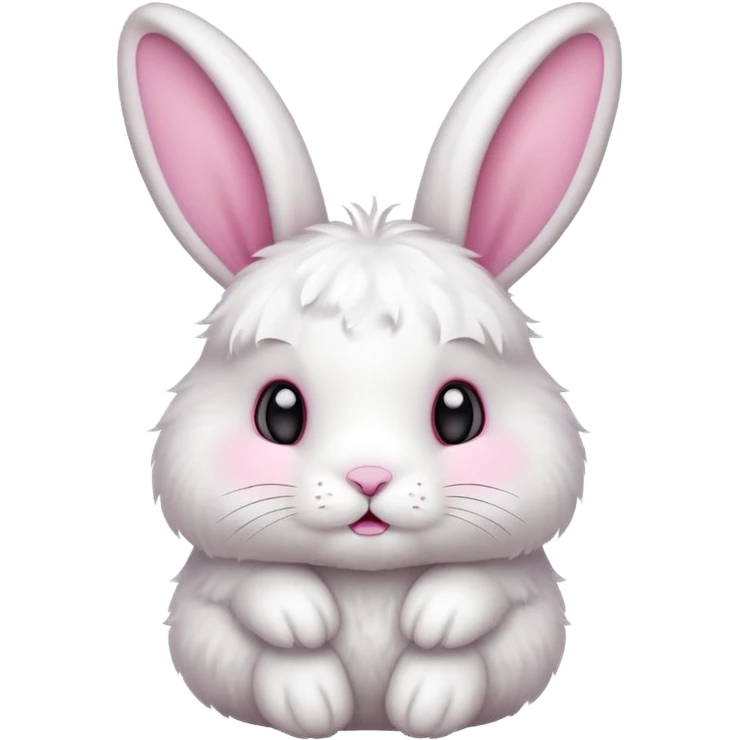 a cute white bunny




















 emoji