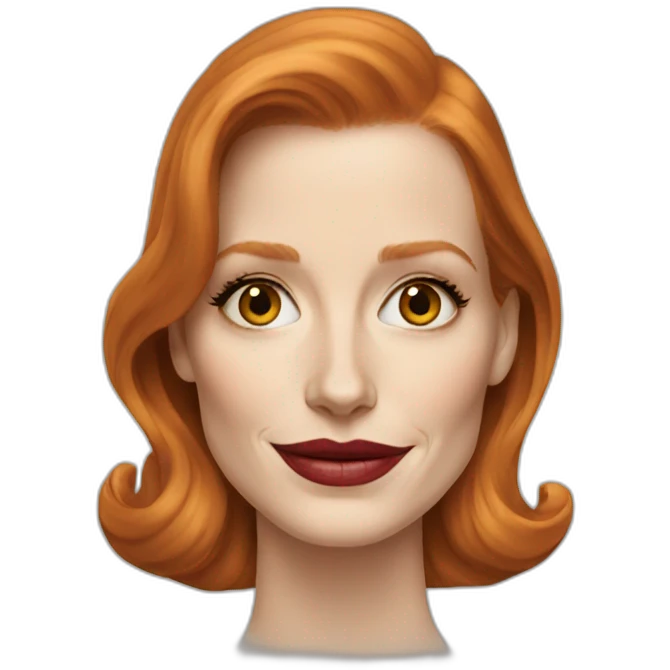 Jessica Chastain emoji