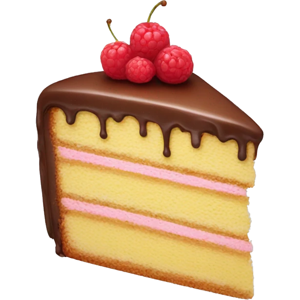 Cake piece emoji