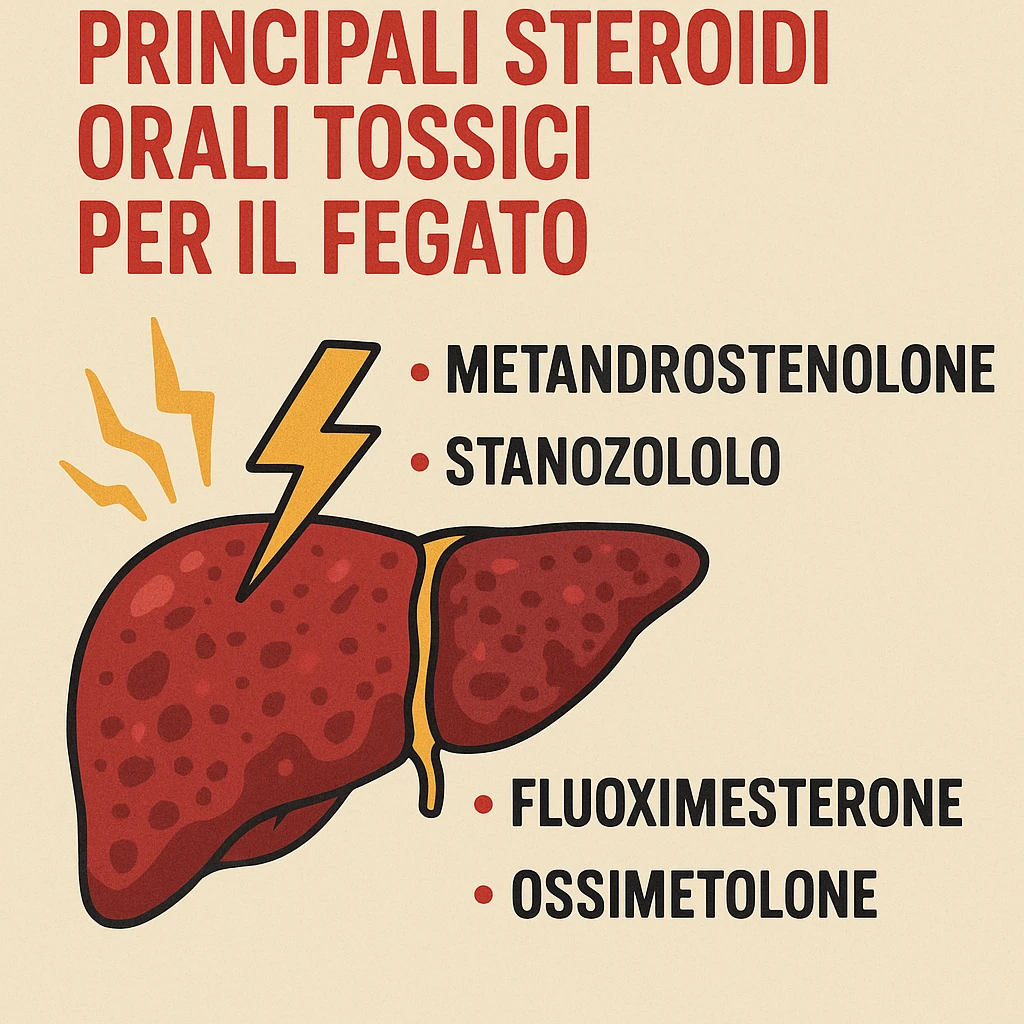 steroidi orali tossici per il fegato, tutto in italiano il testo. emoji