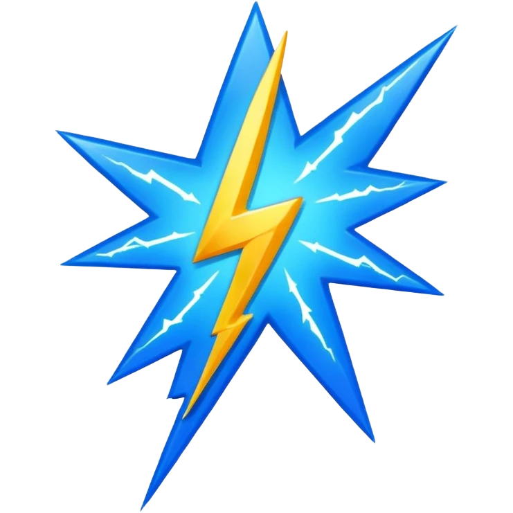 lightning bolt  emoji