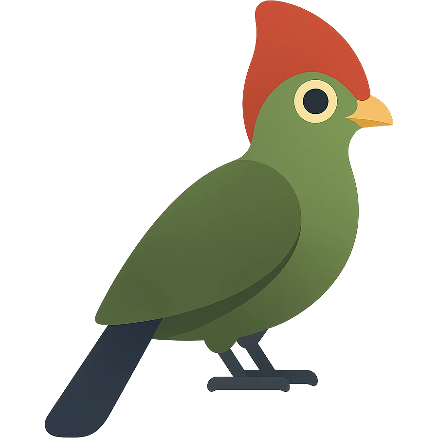 red-crested turaco emoji