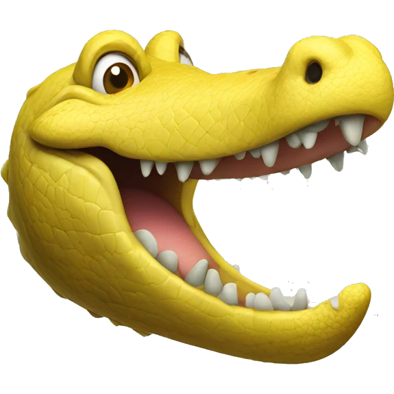 banana crocodile emoji